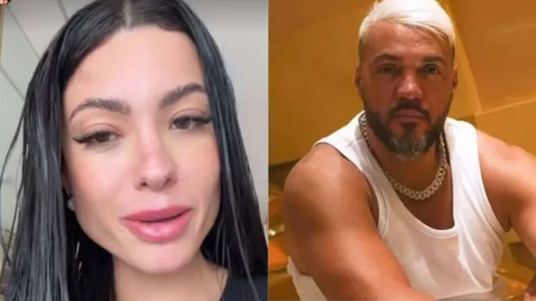 Vaza áudios e prints de conversa entre namorada de Belo e o ex: Fica com ele