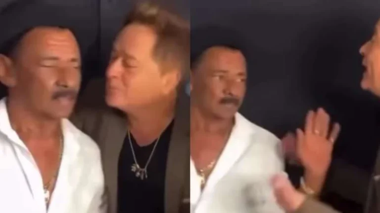 Gente? Leonardo tasca beijão em criador de conteúdo, que se revolta: Vá se lascar