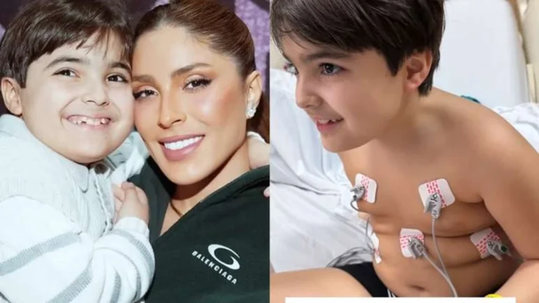 Manu Bahtidão faz duro desabafo após internação do filho de 9 anos na UTI: Maior susto
