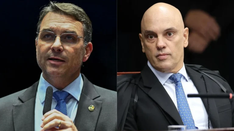 Flavio Bolsonaro apresenta pedido de impeachment de Moraes ao Senado