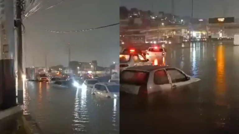 Chuva forte causa alagamentos em rodovias no Rio de Janeiro