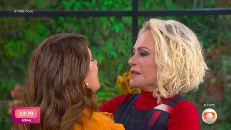 Ana Maria Braga se emociona ao receber Tati Machado de volta no Mais Você