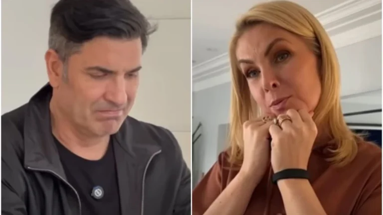 Edu Guedes e Ana Hickmann choram em vídeo após alta do apresentador