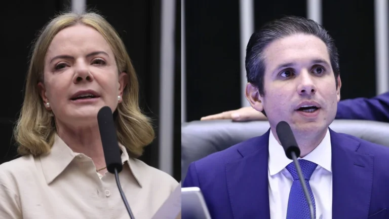 Gleisi defende Hugo Motta: “Nada autoriza ataques pessoais”