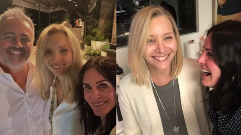 Reunião de “Friends”? Courteney Cox posa com Matt LeBlanc e Lisa Kudrow