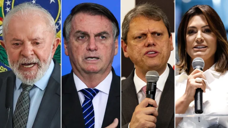 Pesquisa: em SP, Lula perderia 2º turno para Bolsonaro, Michelle e Tarcísio