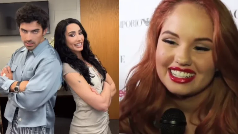 Joe Jonas e Demi Lovato recriam meme de estrela do Disney Channel