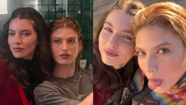 Gêmeas? Alanis Guillen e Giovanna Grigio posam juntas e web reage