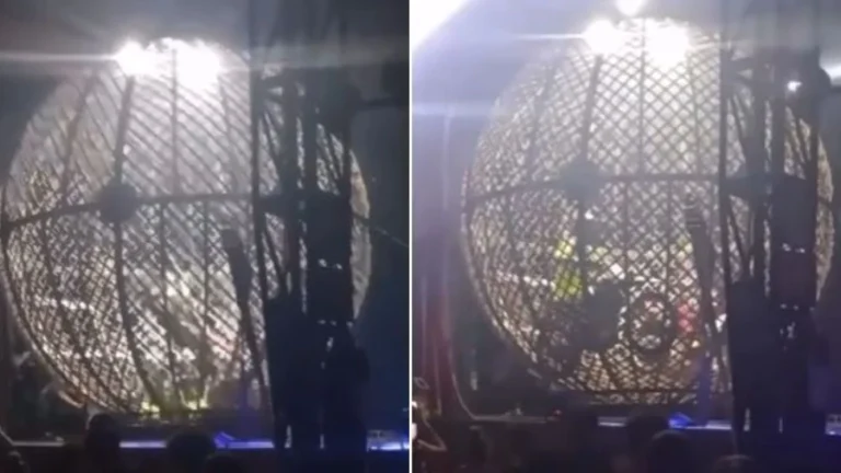 Acidente no “Globo da Morte” deixa dois artistas feridos em circo em PE