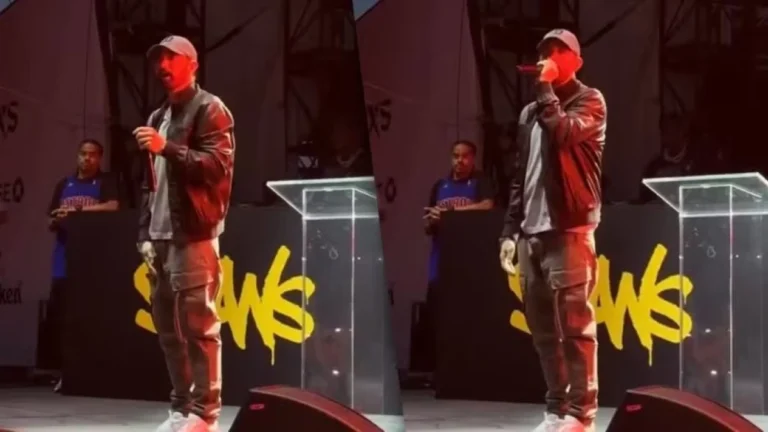 Eminem reage após interrupção de fã na estreia de documentário e viraliza