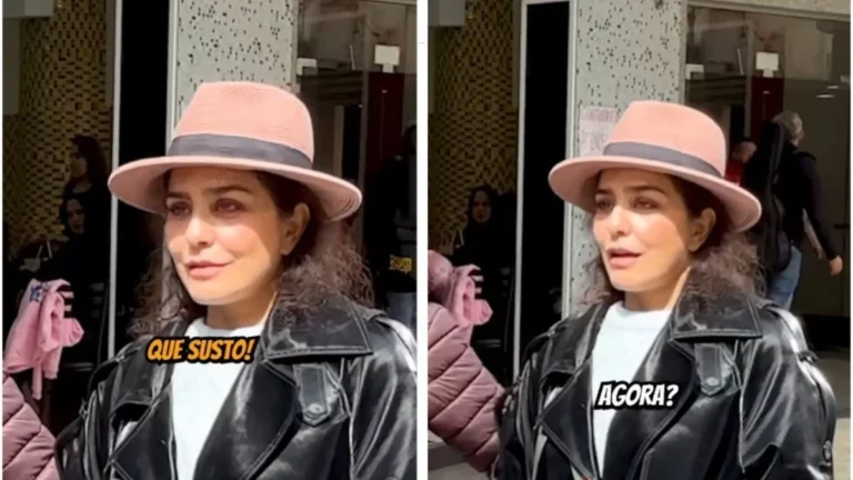 Influenciador oferece dinheiro para atriz Letícia Sabatella na rua