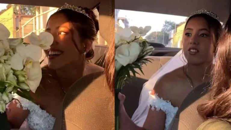 Noiva explode nas redes ao ver madrasta de branco em seu casamento: Vou jogar vinho