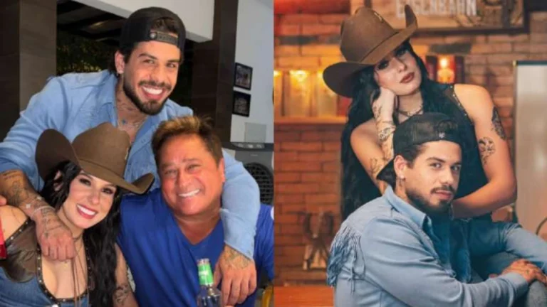 Zé Felipe se declara para Ana Castela em foto com Leonardo: Amo vocês