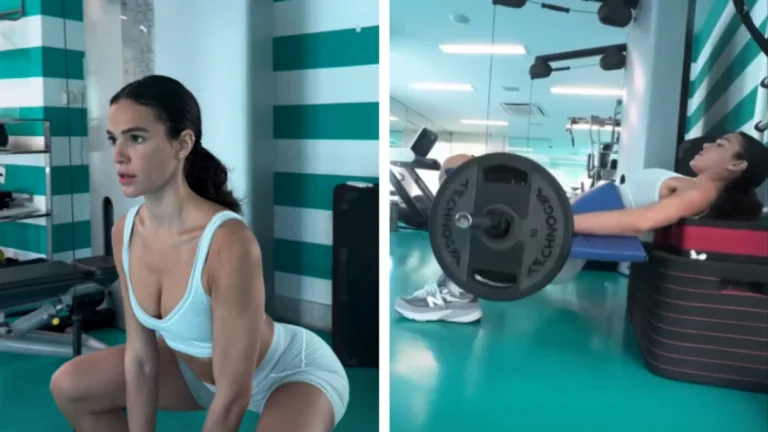 Bruna Marquezine impressiona web com treino de glúteos; veja