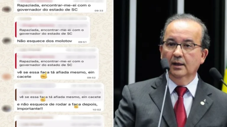 Operação mira suspeitos de ameaçarem governador de SC de morte