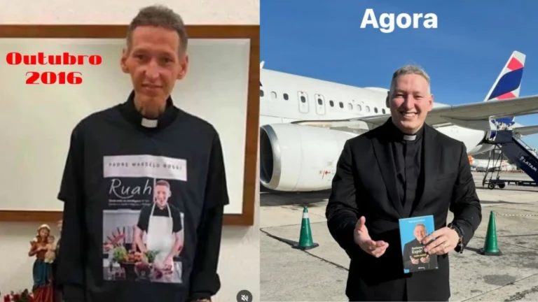 Padre Marcelo Rossi compara fotos e reflete: “A importância do cuidado”