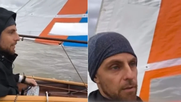 Engenheiro morre após veleiro virar; ele gravou vídeo no mar momentos antes do acidente em SC