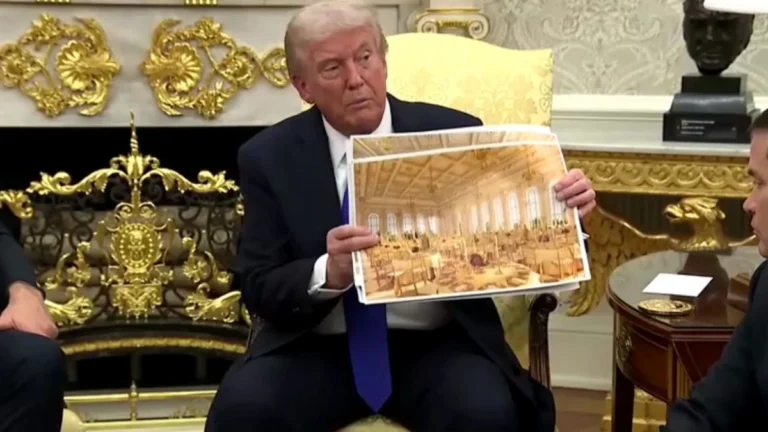 Trump diz que projeto de salão de baile arrecadou US$ 350 milhões