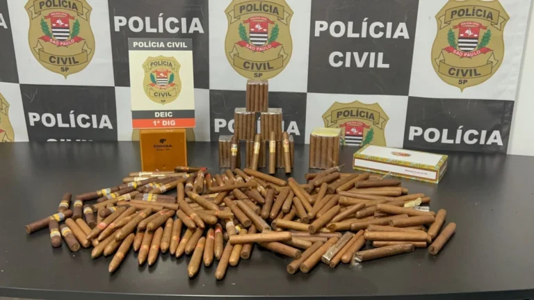 Homem falsificava charuto cubano de luxo e vendia unidade por R$ 2 mil