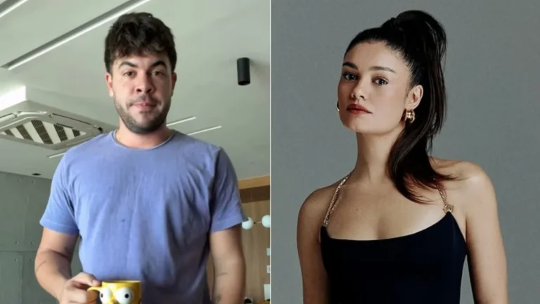 Alvaro se desculpa com Sophie Charlotte por comentário ao vivo na TV