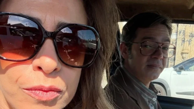 Fernanda Torres mostra bastidores de novo filme com Bruno Mazzeo