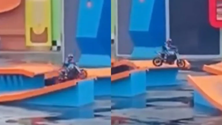 Veja vídeo de acidente que matou motoqueiro no Beto Carrero World