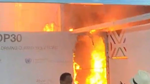 COP30: veja imagens de incêndio na Blue Zone