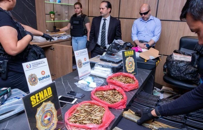 Operação no Paraguai desmonta esquema que enviava armas e drogas para o CV