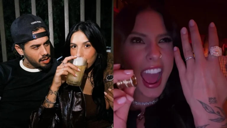 Ana Castela reclama de tamanho de aliança com Zé Felipe: “Vergonha?”