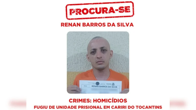 Quem é “Serial Killer da Rotatória”, integrante do PCC e foragido no TO