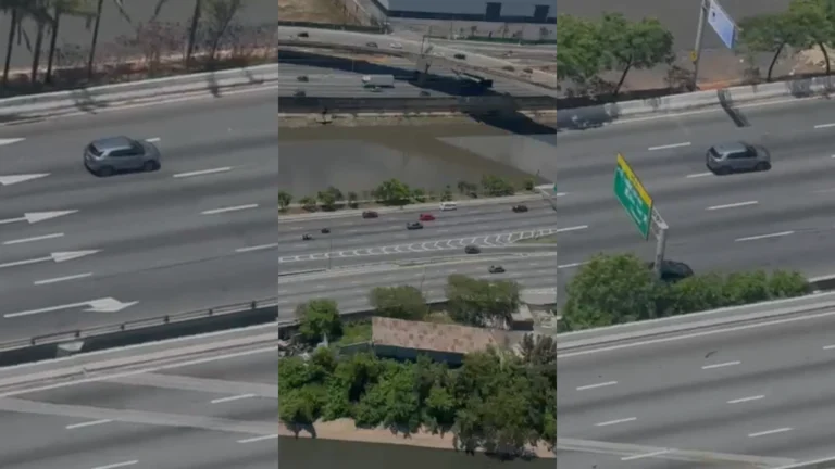 Três são presos após perseguição na Marginal Tietê; um estava em “saidinha”