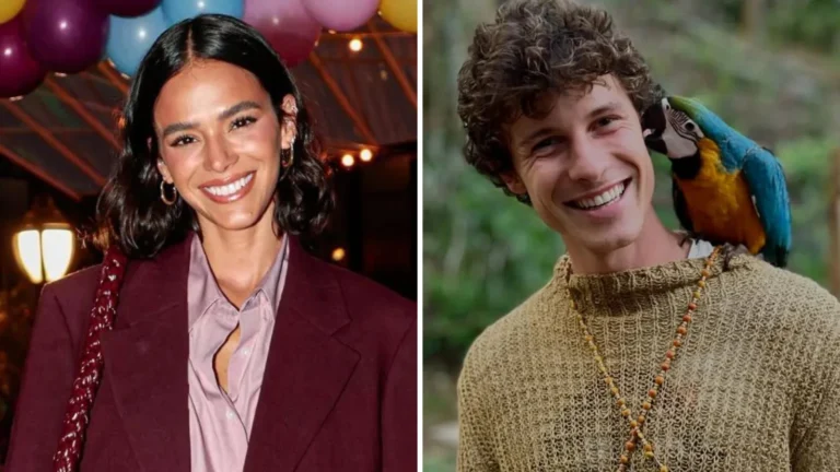 Bruna Marquezine e Shawn Mendes são flagrados em voo; assista ao vídeo