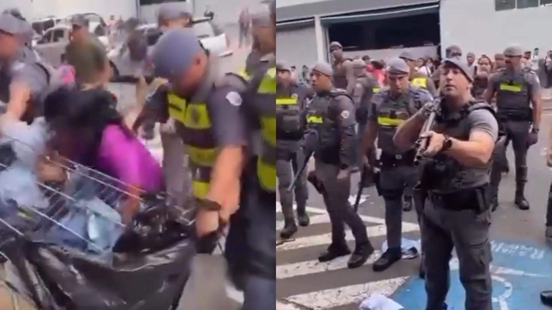 Vídeo: PMs e agentes da GCM agridem ambulantes durante ação no Brás (SP)