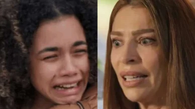 Três Graças: Arminda surta com Joélly, amaldiçoa a neta e a situação foge do controle