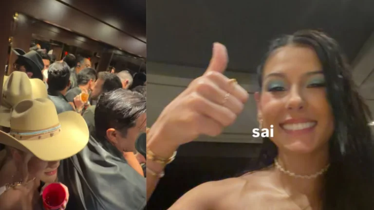 Ana Castela fica presa no elevador do navio com amigos: “O after é aqui”