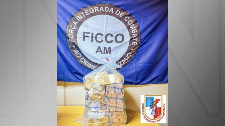 Saco com R$ 800 mil é apreendido em suspeita de lavagem de dinheiro