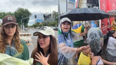 Veja relato de apoiadoras de Nikolas atingidas por raio em Brasília