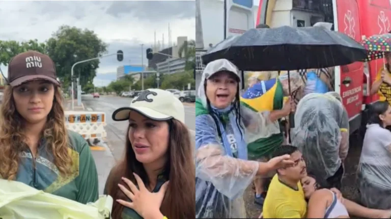 Veja relato de apoiadoras de Nikolas atingidas por raio em Brasília