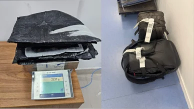 PF prende colombiano que levava cocaína em fundo falso em aeroporto