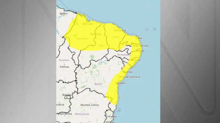 Alerta para chuvas intensas é emitido para ao menos 190 cidades da BA