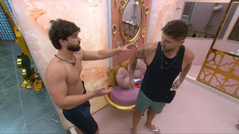 Teve empurrão no BBB 26? Web se divide entre Jonas e Paulo Augusto
