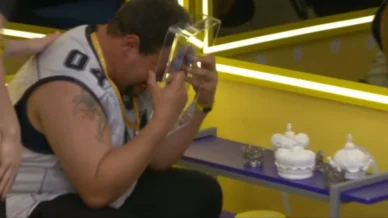 Babu chora ao entrar no Quarto do Líder do BBB 26: 