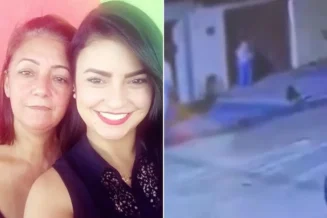 Câmeras flagram filha chegando à casa da mãe e saindo após matá-la. Veja vídeo