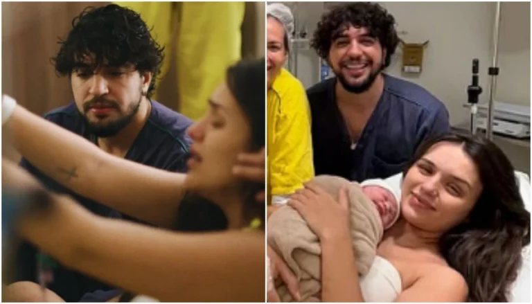 Nattan mostra parto de Zuza, filha com Rafa Kalimann: “Foram 40 horas”
