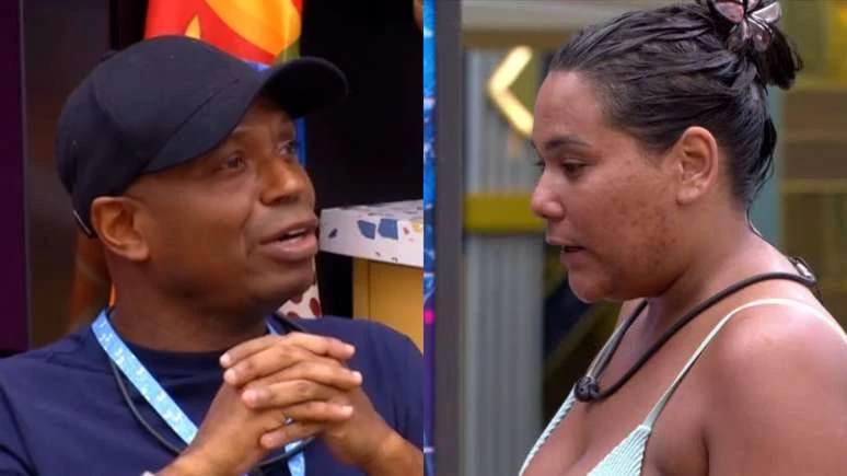 BBB 26: Chaiany confronta Edilson e nega medo do paredão: Não sou otária
