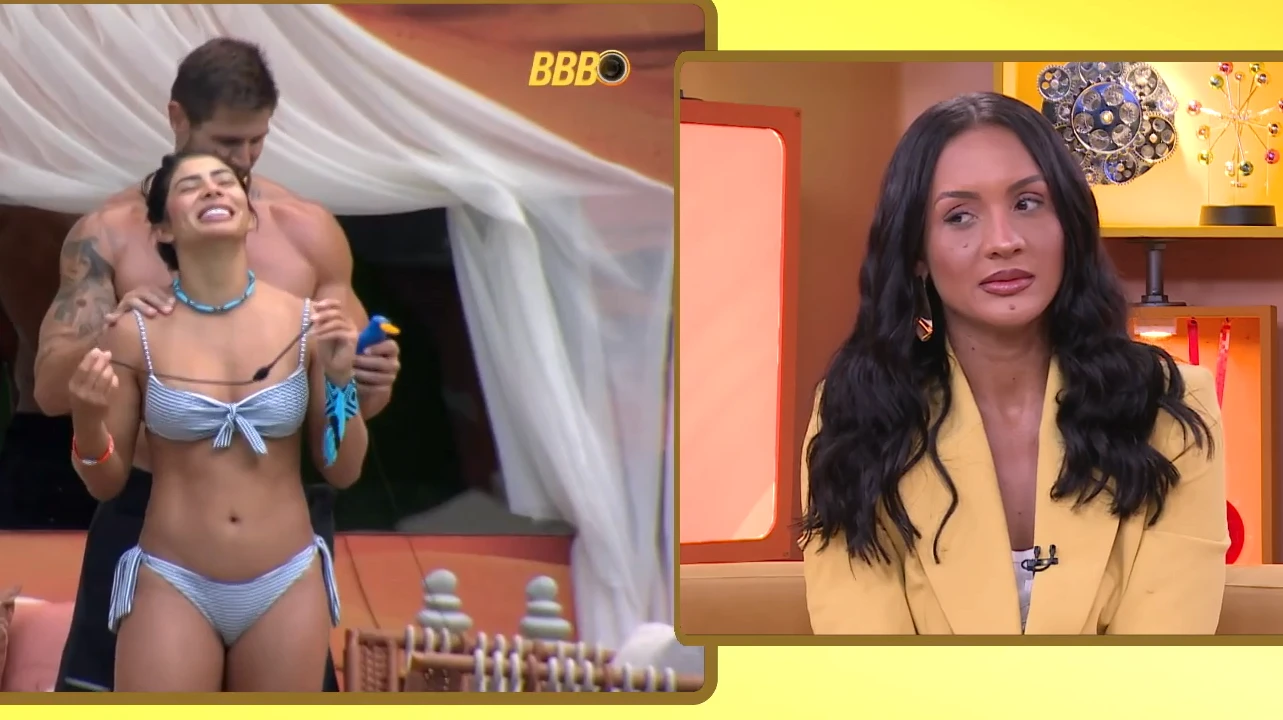 BBB 26: Maxiane reage ao ver Jonas com Marciele