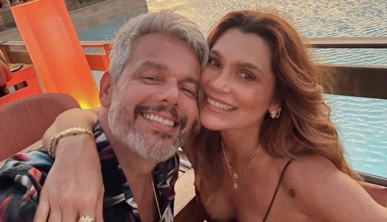 Otaviano se declara à Flávia Alessandra: “Carnaval não tem fim”