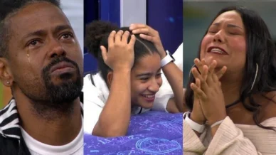 Eliminação de Babu Santana no BBB 26 tem choro de Solange Couto e despedida de Milena