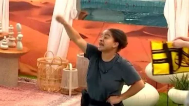 BBB 26: Aos berros, Milena dá ordens para Jonas e brother reage