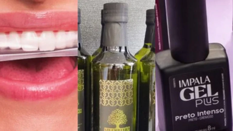 Azeite, esmalte e fita clareadora: os produtos que a Anvisa mandou recolher
